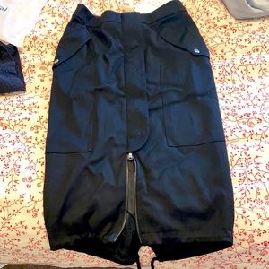 Black Moschino couture tube skirt, high wasted.